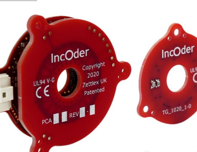 輕量型編碼器 IncOder CORE - 緊湊電感系列體重量僅為14.6g