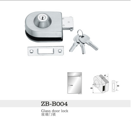 玻璃双门锁，方型双门锁，淋浴房玻璃门锁