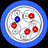 MHY〈1-10 >MHYA〈5-100对〉 煤矿用通信电缆