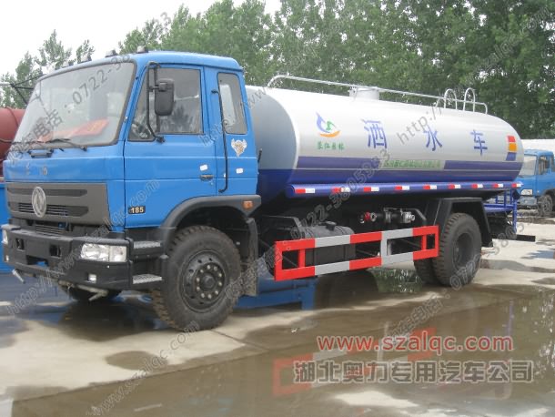 东风153多功能洒水车★洒水车改装厂★洒水车图