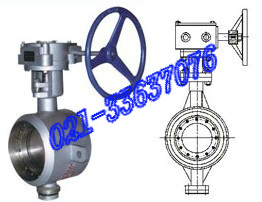 对焊式金属硬密封蝶阀