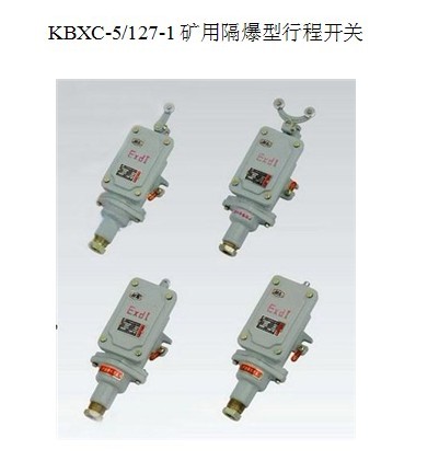 行程开关KBXC-5A煤矿隔爆型KBXC-5/127-1滚轮柱塞式