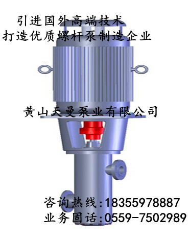  供应大坝水电站机组改造工程用我厂3GR100×3C2三螺杆泵