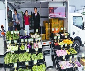 各城市正在启用 流动售菜车 湖北中昌专用车厂家