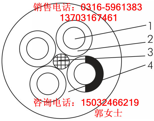 传感器电缆MHYVR，矿用信号电缆