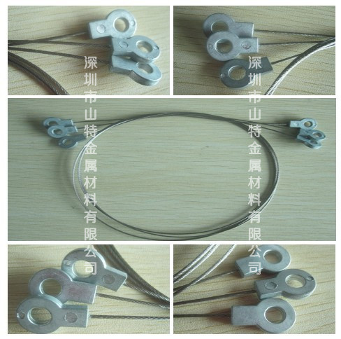 钢丝绳铝端子 钢丝绳铝套端子 钢丝绳铝扣端子