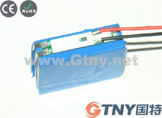 泉州CE認(rèn)證帶保護(hù)板7.4V_900mAh【LED射燈充電鋰電池】