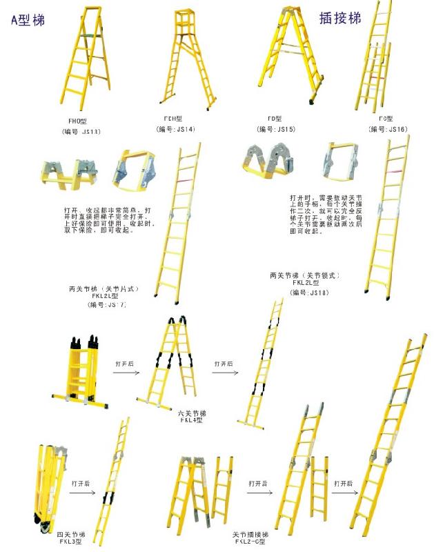 多功能人字梯生产厂家A5绝缘关节梯厂家【绝缘梯厂家】