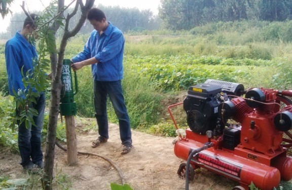 防汛植桩机结构╋五星便捷植桩机型号〓气动打桩机使用方法