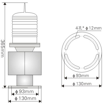 PLZ-3J(100W)交流航空闪光障碍灯_PLZ-3JL