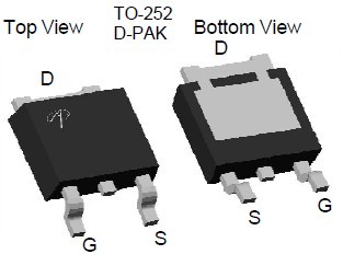 TO-252,30V25A场效应管AOD480