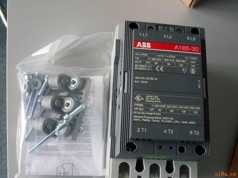 ABB接触器 A30D-30-10 380VAC