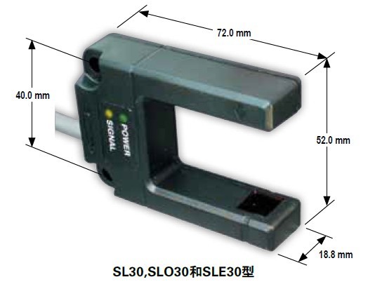 SLO30VB6  BANNER槽型传感器