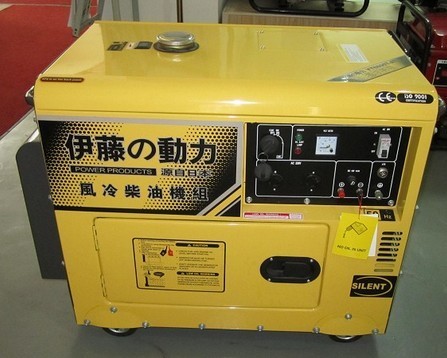 銀行用靜音柴油發(fā)電機(jī)YT6800T-ATS