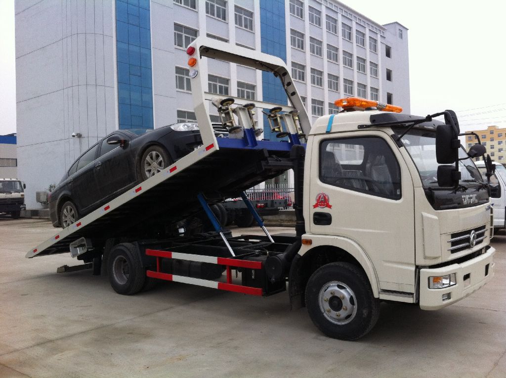 一拖二平板拖車 道路救援車