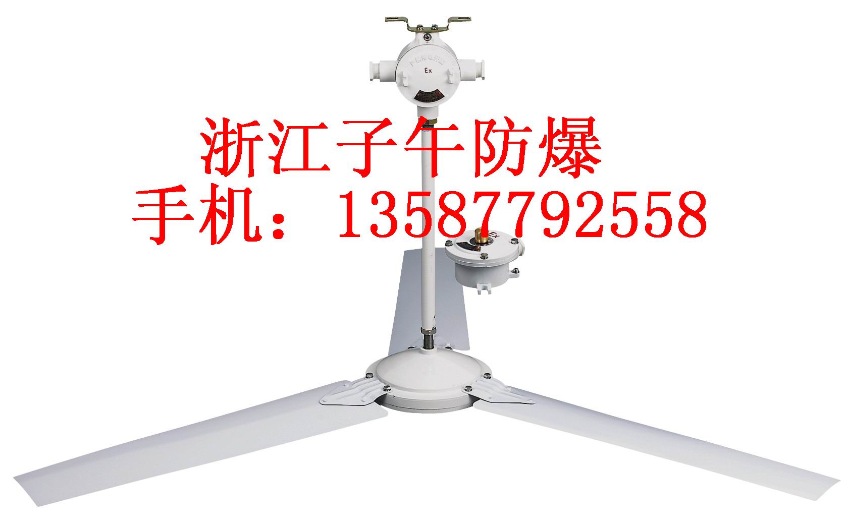 新疆BFC-95W 220V風(fēng)葉直徑1400mm隔爆型吊風(fēng)扇