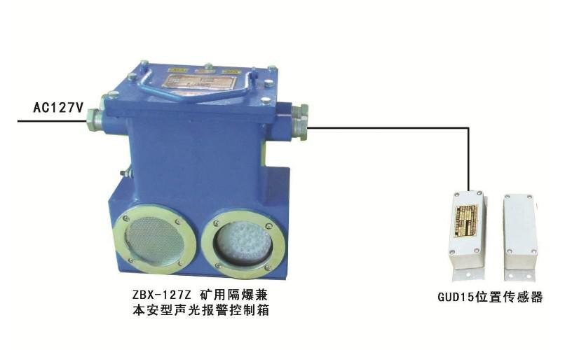 ZBX127矿用声光报警装置（风门用）GUD15位置传感器一体两腔