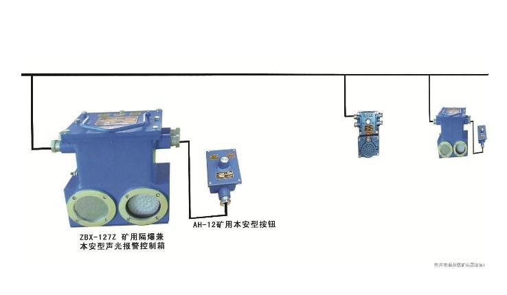 ZBX127矿用声光报警装置（绞车、皮带运输巷用）行车和行人报警警