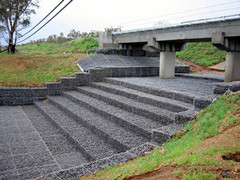 石笼网护垫 河道护坡  改善生态环境