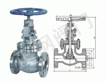 J41H/J41W美標(biāo)法蘭截止閥,J41H-150LB截止閥