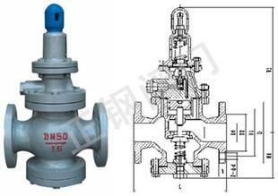 DN350法蘭式減壓閥