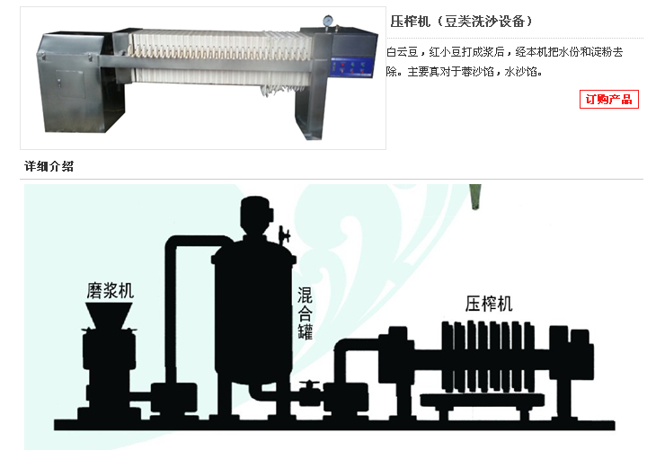 豆沙脱水机压榨机