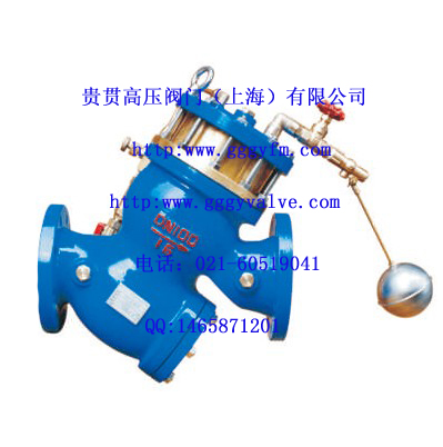 控制敏感YQ98003过滤活塞式遥控浮球阀主要阀门零件材质及原理图