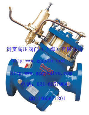 主要零件材料及连接尺寸LS20007型过滤活塞式高度水位控制阀