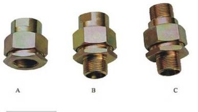 BHJ-A兩端內(nèi)螺紋防爆活接頭