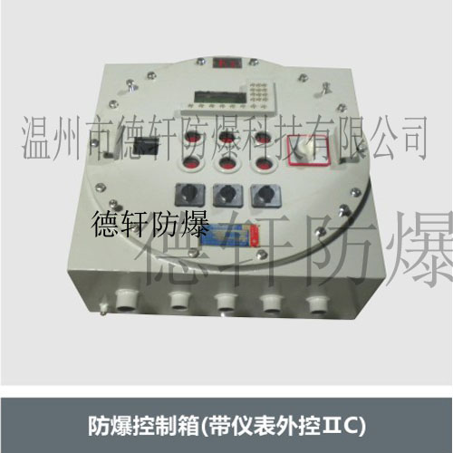 供应带仪表外控、防爆控制箱、德轩防爆控制箱、非标制定