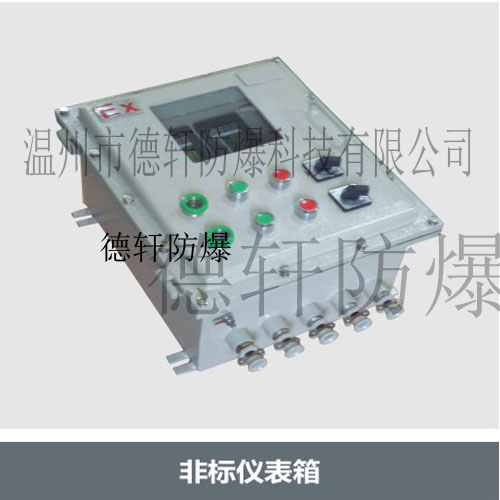 供应温州市德轩、防爆非标仪表箱、防爆触摸屏箱、厂家可加工制作