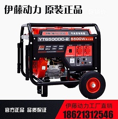 5KW便攜式汽油發(fā)電機YT6500DC-2