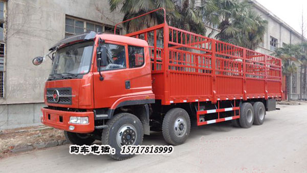 楚風(fēng)前四后八倉欄運(yùn)輸車，楚風(fēng)9.6米倉欄車