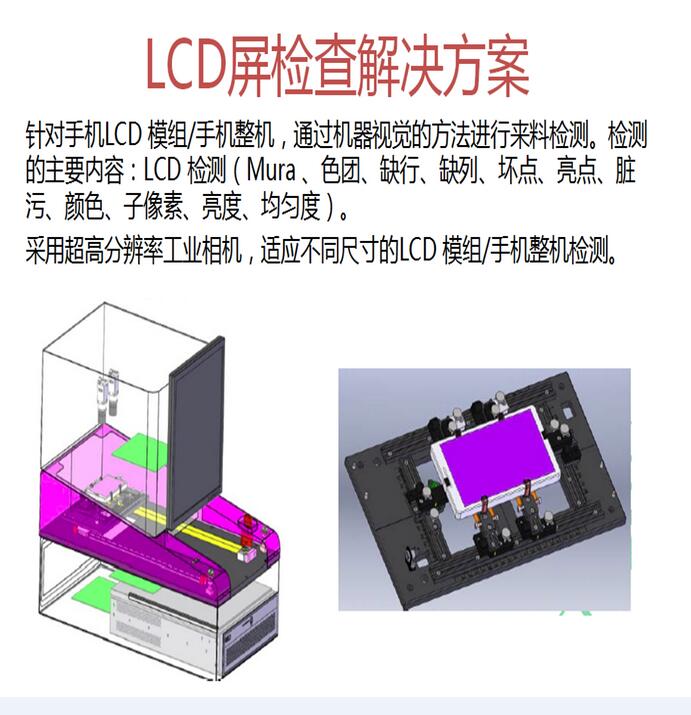 LCD外观检测解决方案 手机触摸屏检测