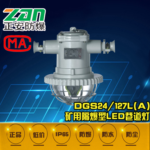 【正安防爆】DGS24/127L(A)矿用隔爆型LED巷道灯24W