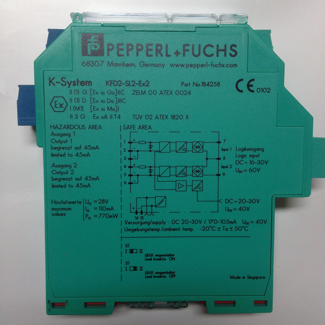 KFD2-SL2-EX2 安全柵 原裝進口 現貨供應