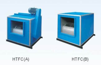 噪音在70分貝左右的風機箱，HTFC高性能消防通風兩用離心風機箱