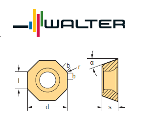 优势销售德国瓦尔特/WALTER铣刀片