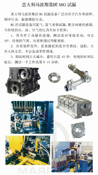 意大利馬波斯MARPOSS試漏MG
