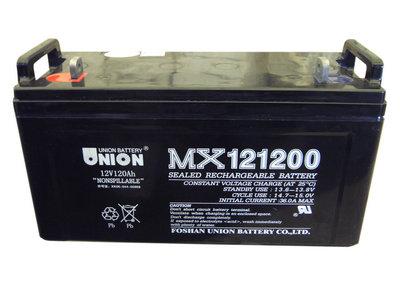 UNION蓄电池MX122000/12v200ah