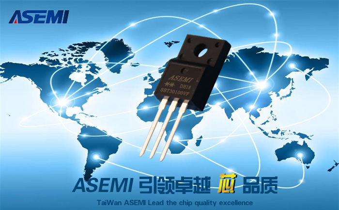 ASEMI SBT30100VFCT 低压降肖特基二极管参数规格细节展示