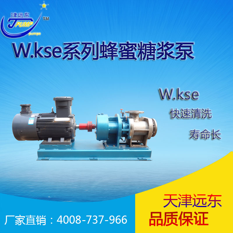 天津津远东 W5Kse-36-M1-W77双螺杆蜂蜜糖浆泵