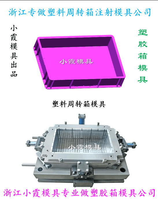 透明塑胶钓鱼箱模具 透明塑胶周转回收箱子模具