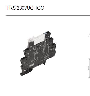 继电器模块TRS 230VUC 1CO订货号1122820000