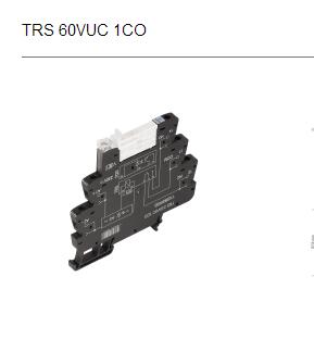 TRS 60VUC 1CO魏德米勒继电器1122800000价格好