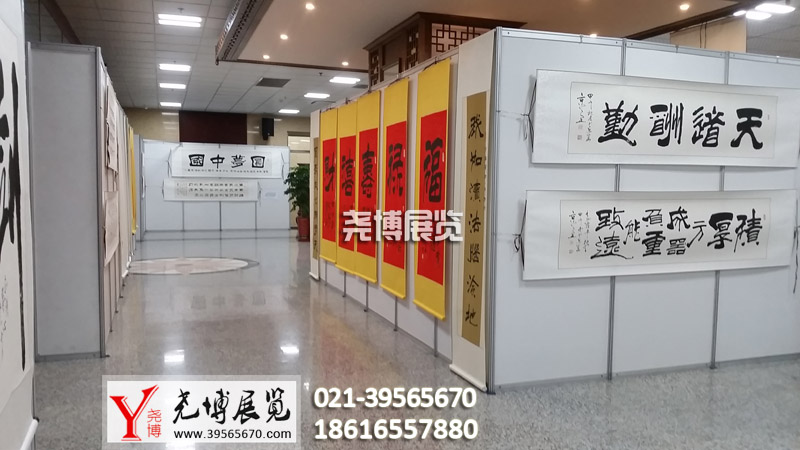 上海市画展布置公司 全市装裱字画画展布置