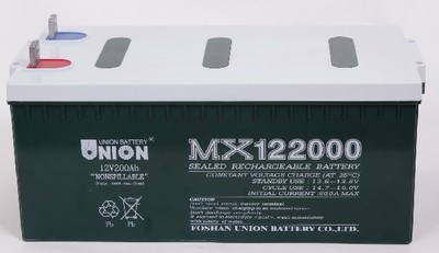 韩国友联UNION MX122000 12V200AH蓄电池友联