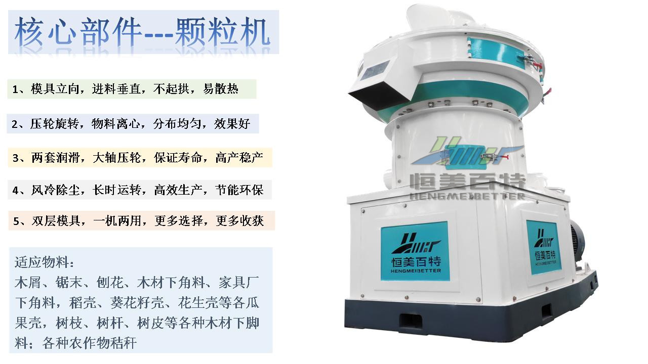 植物茎秆颗粒成型设备   新能源颗粒机