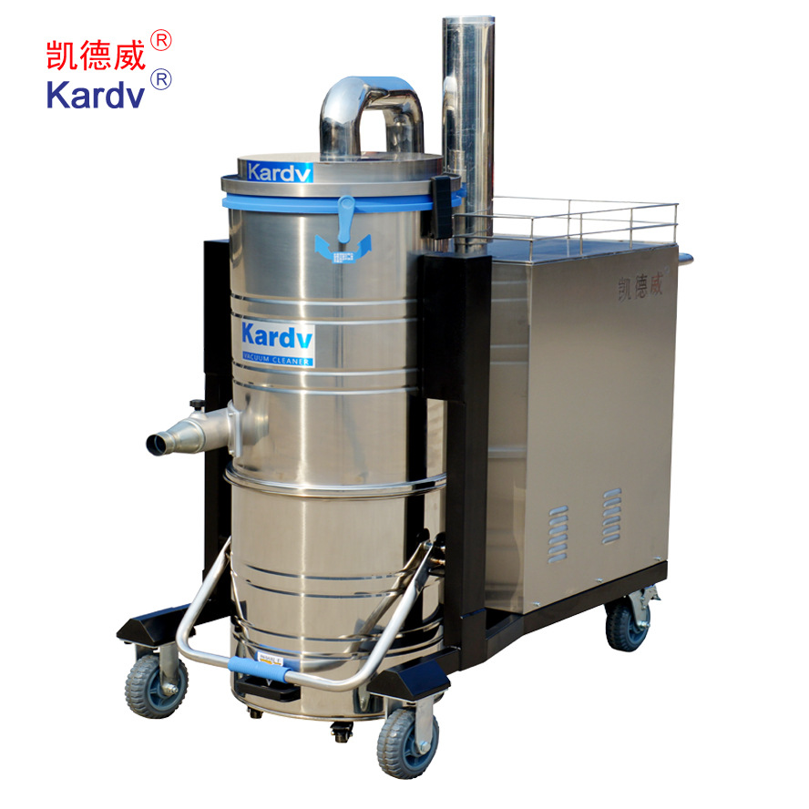  兰州工业吸尘器生产厂家工厂专用大功率380V工业吸尘器《不锈钢》