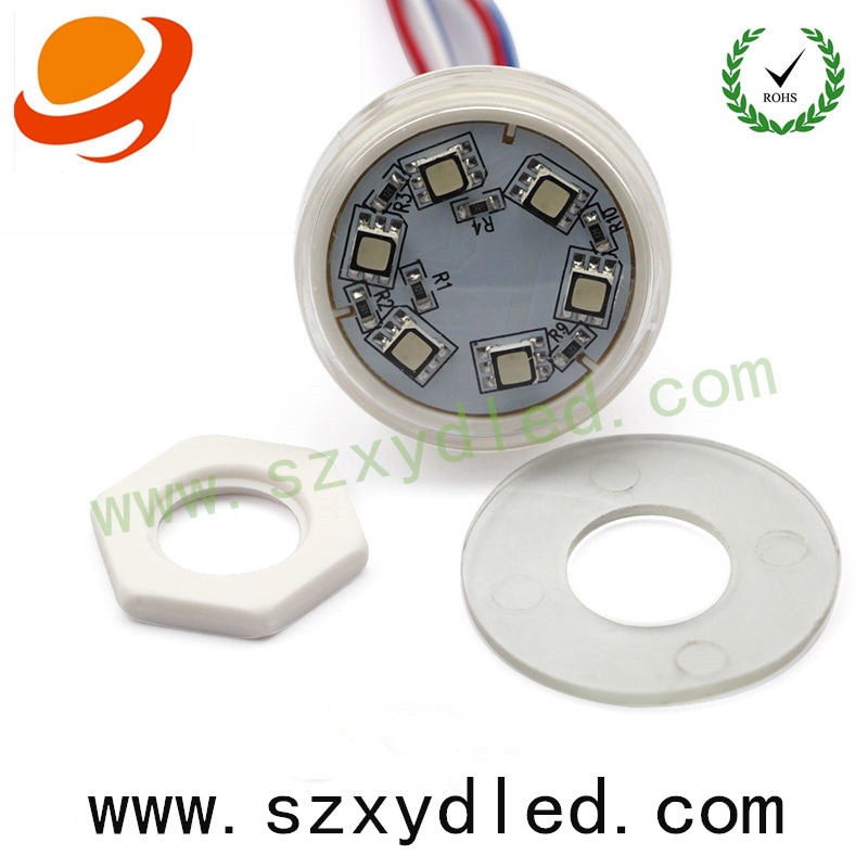 LED娱乐像素灯45mm9LEDSMD5050 RGB LED防水